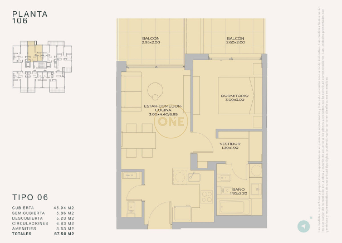 Apartamento ID.1995 - Lanzamiento en Peninsula - Margherita A Mare Residences, departamento de 1 dorm