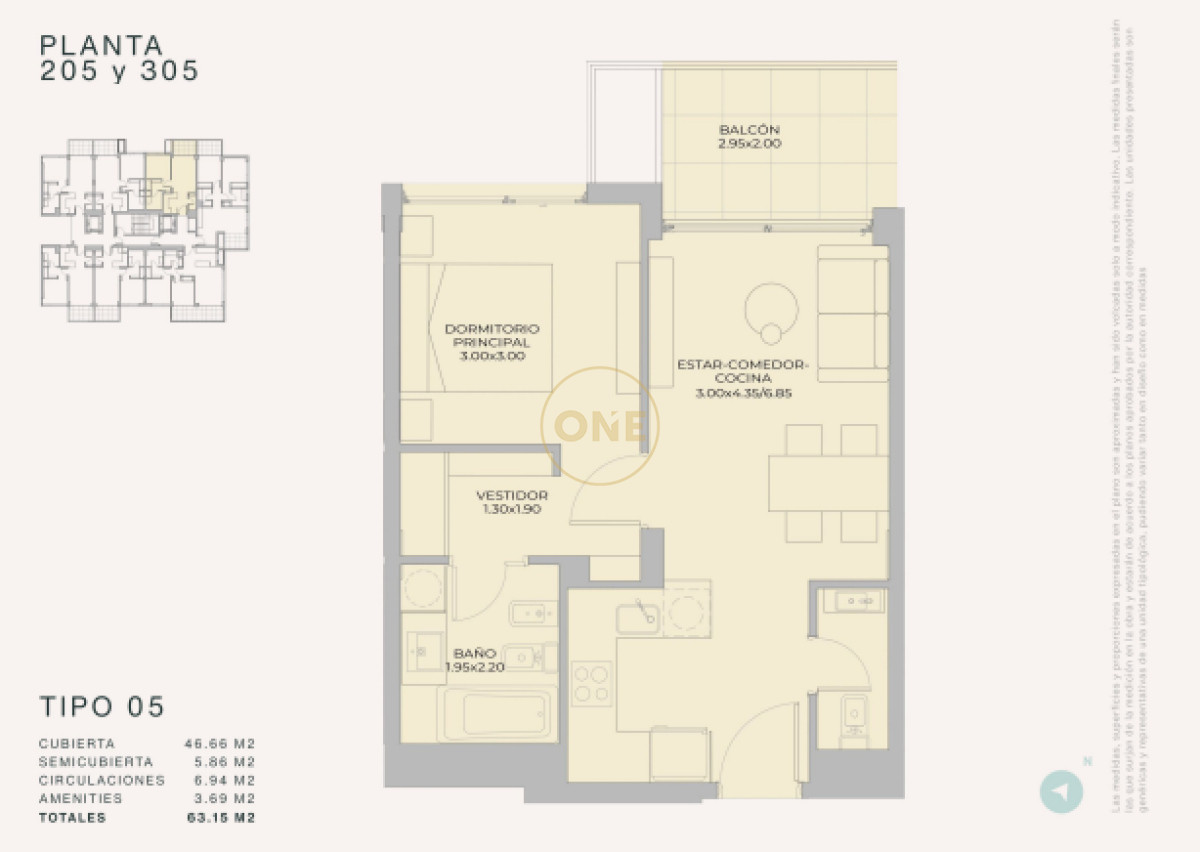 Apartamento ID.1995 - Lanzamiento en Peninsula - Margherita A Mare Residences, departamento de 1 dorm