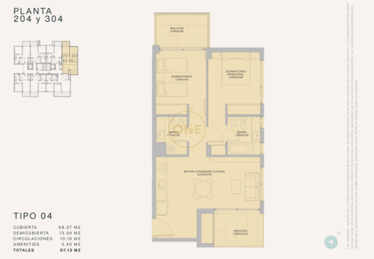 Apartamento ID.1995 - Lanzamiento en Peninsula - Margherita A Mare Residences, departamento de 1 dorm