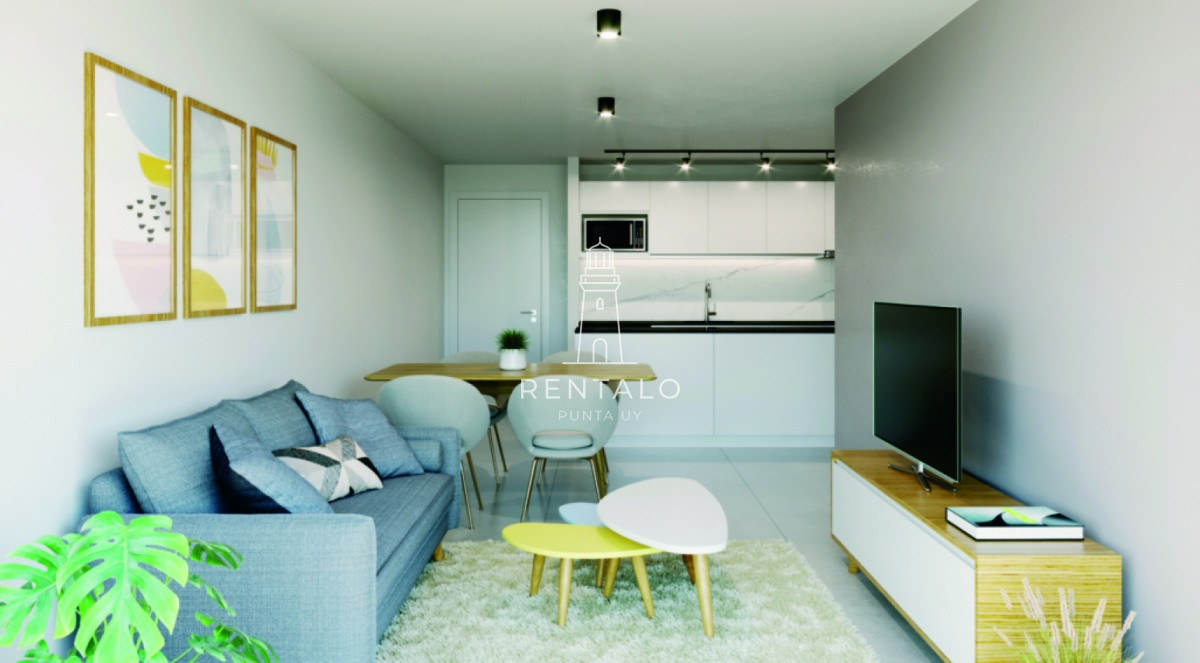 Apartamento ID.1014 - Apartamento en venta 1 dormitorio y medio en Punta del este a estrenar Full amenities 
