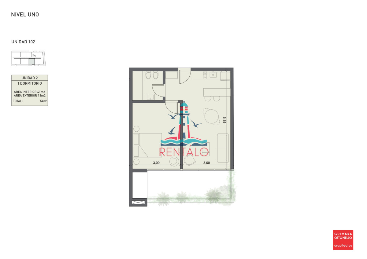 Apartamento ID.440 - Apartamento de 1 dormitorio en Punta del este en venta a estrenar oportunidad 