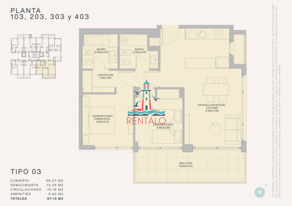 Apartamento ID.527 - Apartamento de 1 dormitorio en pozo en Punta del este