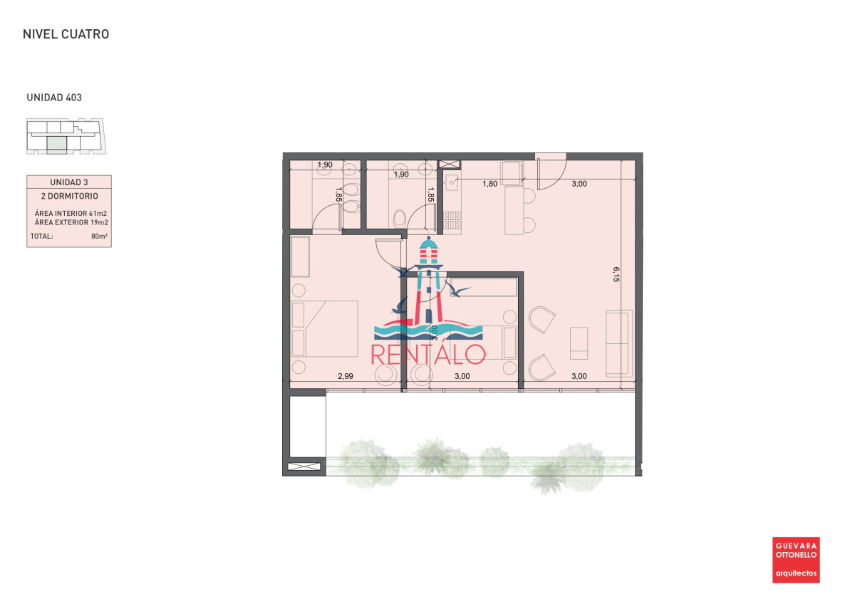 Apartamento ID.440 - Apartamento de 1 dormitorio en Punta del este en venta a estrenar oportunidad 