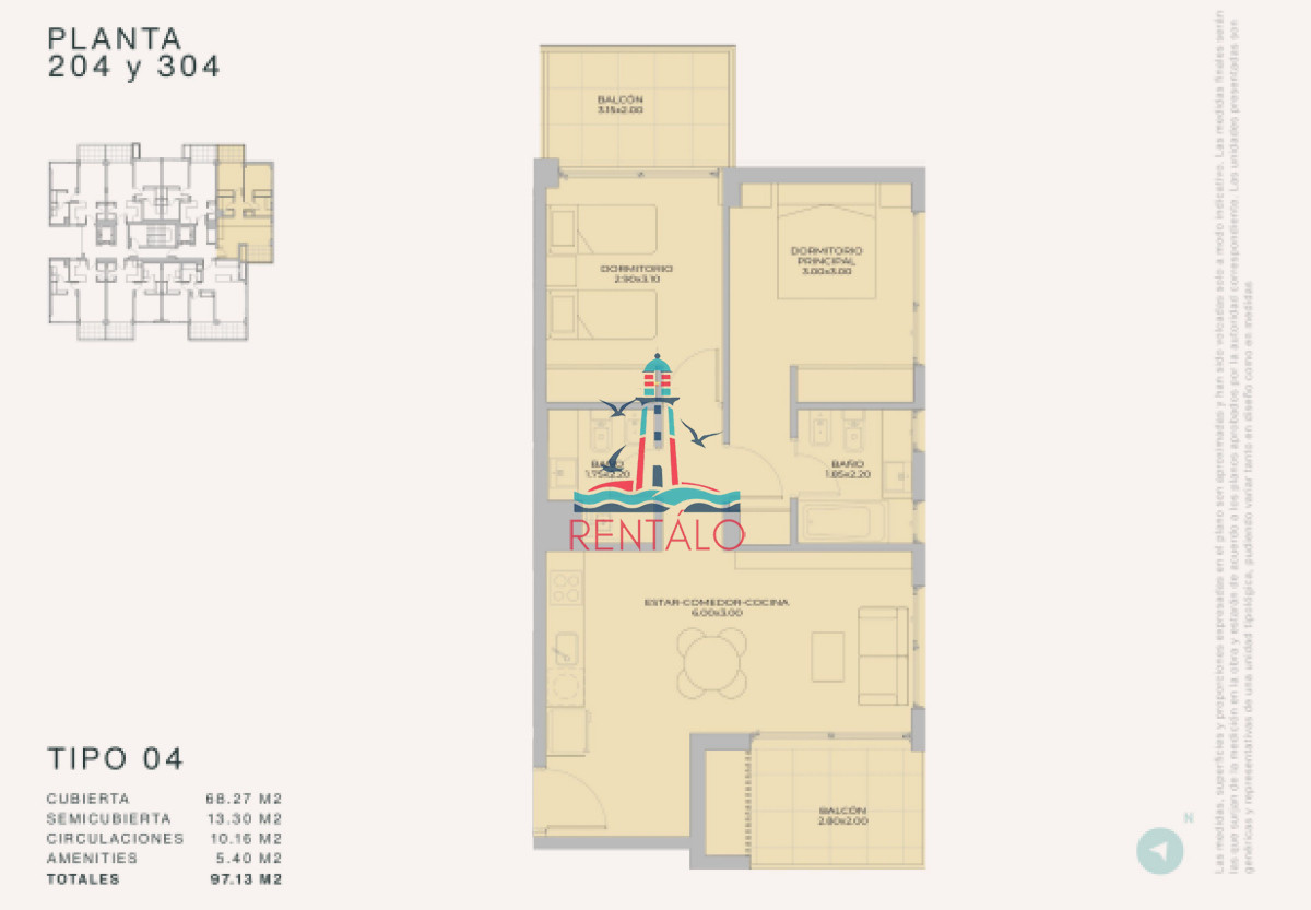 Apartamento ID.527 - Apartamento de 1 dormitorio en pozo en Punta del este