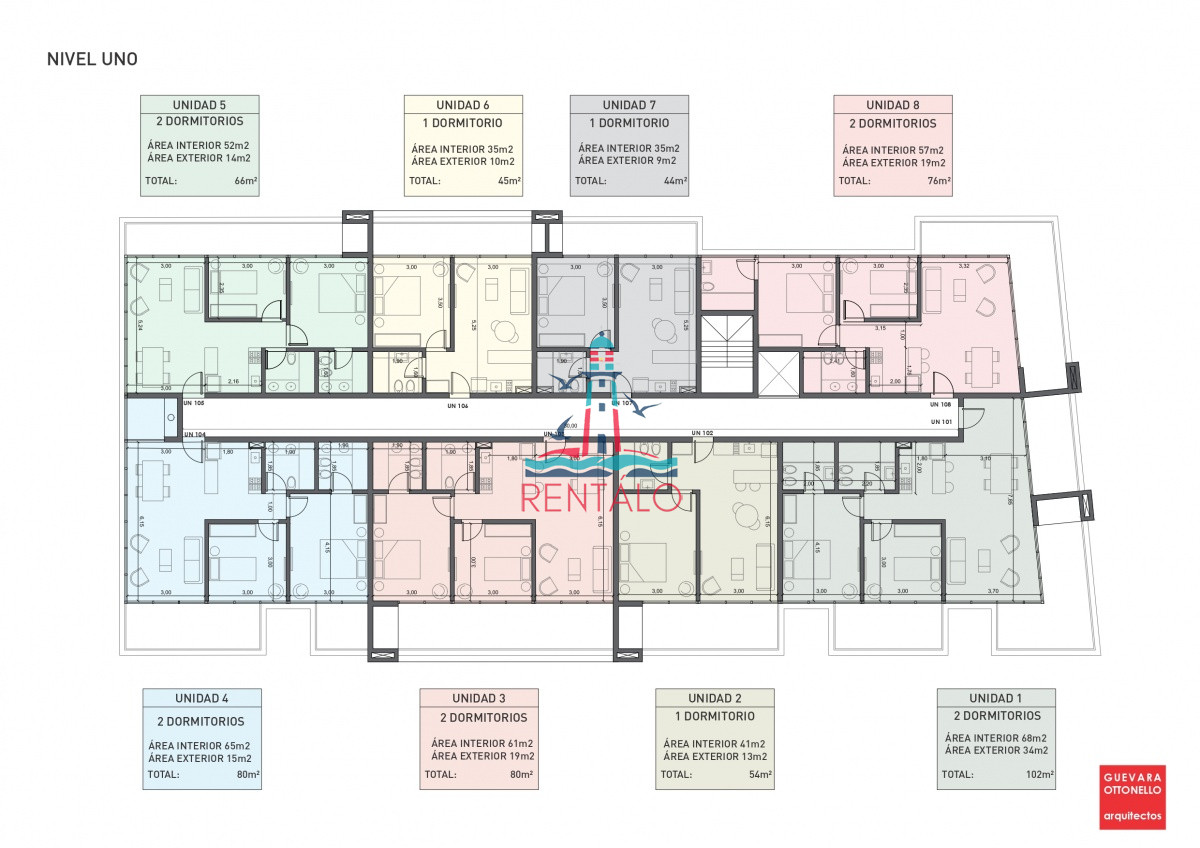 Apartamento ID.440 - Apartamento de 1 dormitorio en Punta del este en venta a estrenar oportunidad 