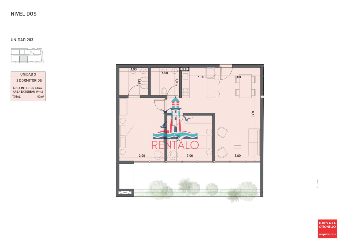Apartamento ID.440 - Apartamento de 1 dormitorio en Punta del este en venta a estrenar oportunidad 