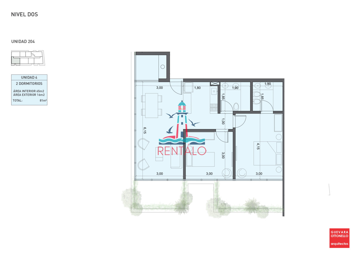 Apartamento ID.440 - Apartamento de 1 dormitorio en Punta del este en venta a estrenar oportunidad 