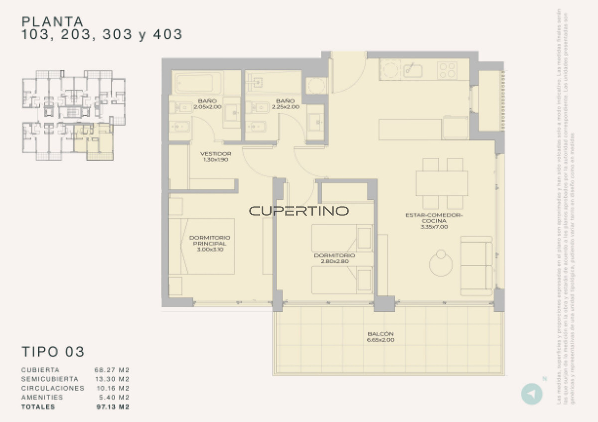 Apartamento ID.629 - Lanzamiento en Peninsula - Margherita A Mare Residences, departamento de 1 dorm