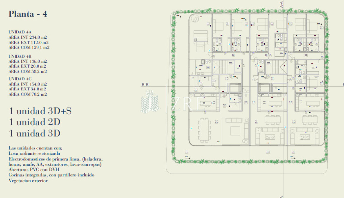 Apartamento ID.1387 - Departamento de 3 dormitorios en venta, edif. premium frente al mar, financiacion, Sofia del Mar