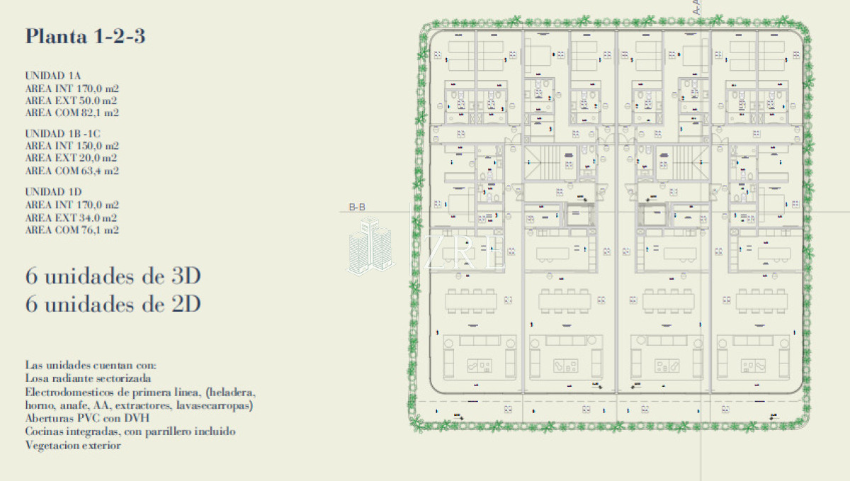 Apartamento ID.1387 - Departamento de 3 dormitorios en venta, edif. premium frente al mar, financiacion, Sofia del Mar