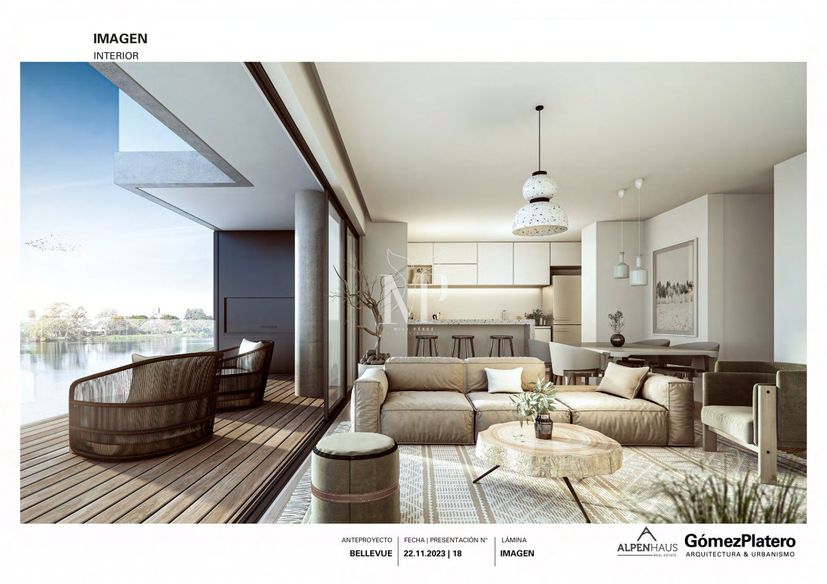 Apartamento ID.151 - Venta Apartamento de 2 Dormitorios con vista al lago en Parque Carrasco Canelones