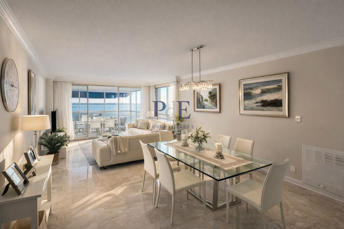 VENTA APARTAMENTO 2 DORMITORIOS 2 BAÑOS PRIMERA LÍNEA PLAYA MANSA