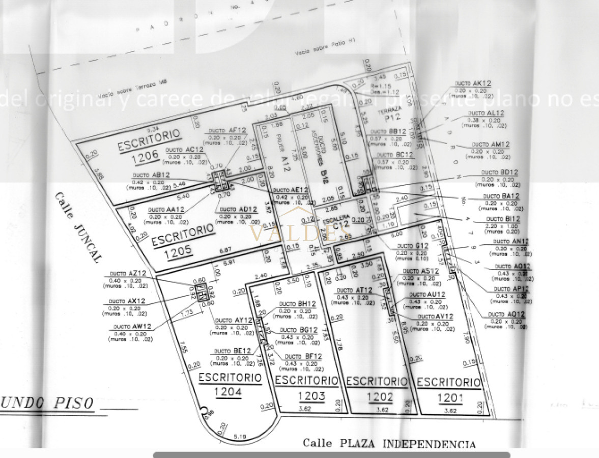 Oficina ID.5083 - Venta y alquiler frente a plaza Independencia Montevideo, torre X, torre de categoría ( son dos oficinas unidas)   
