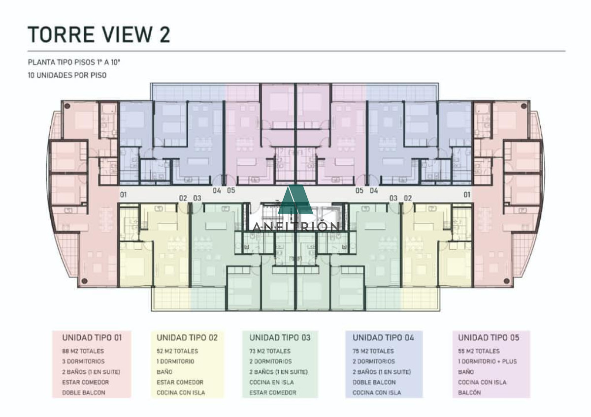 Apartamento ID.516 - En venta apartamento de 2 dormitorios, en Brava Punta del Este a Estrenar