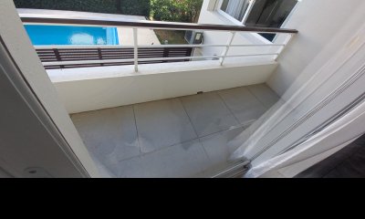 Hermosa vista en la terraza, departamento en edificio Mar de Lobos