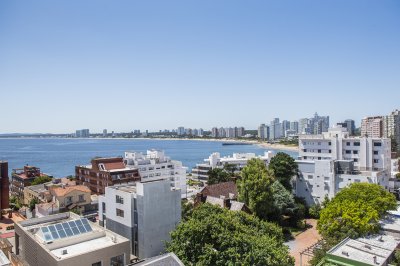 Vende apartamento con balcon y 3 dormitorios en Península Punta del Este - NDM24175A