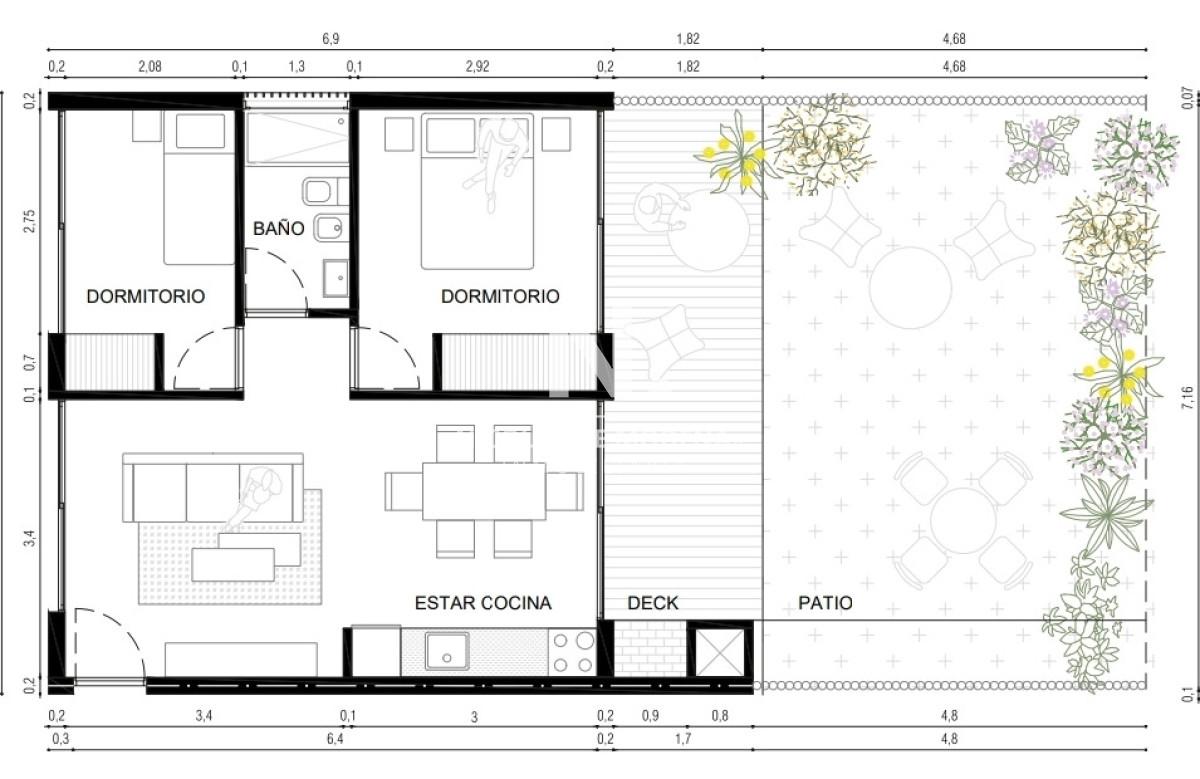 Vende apartamento a estrenar de 1 dormitorio en Punta Ballena - NDM27552A