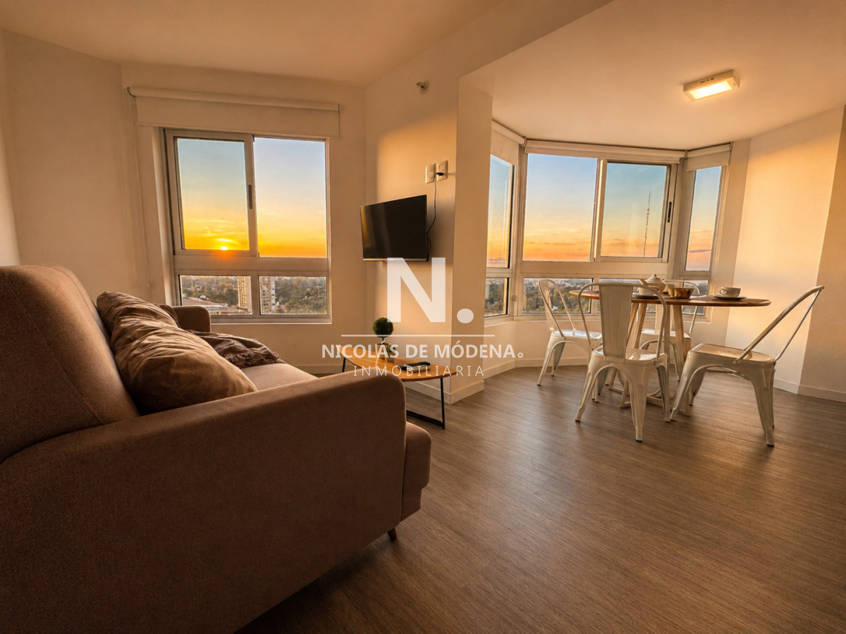 En venta apartamento de 1 dormitorio con vista agradable en Ocean Drive, Punta del Este - NDM30621A