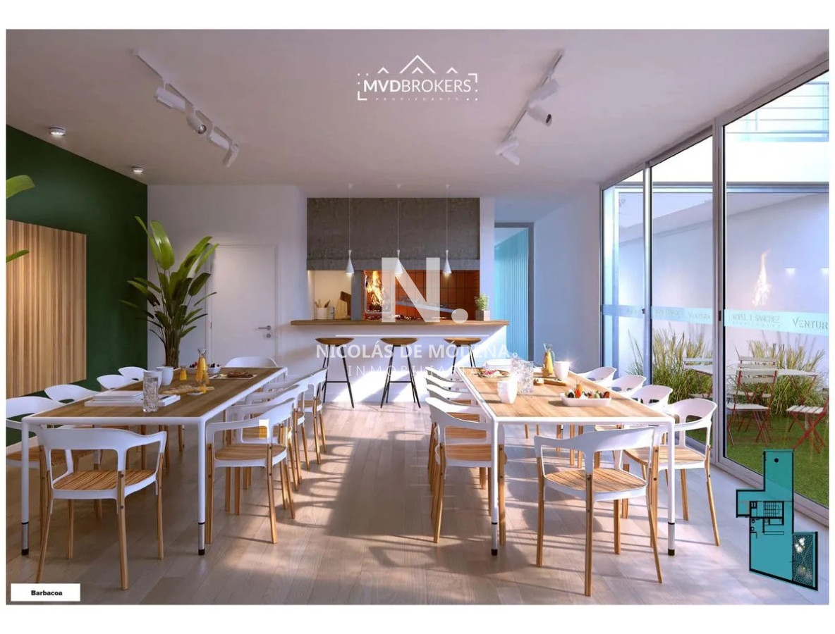 Oportunidad de inversión. Apartamento de 1 dormitorio En Tres cruces,Montevideo! - NDM12035A