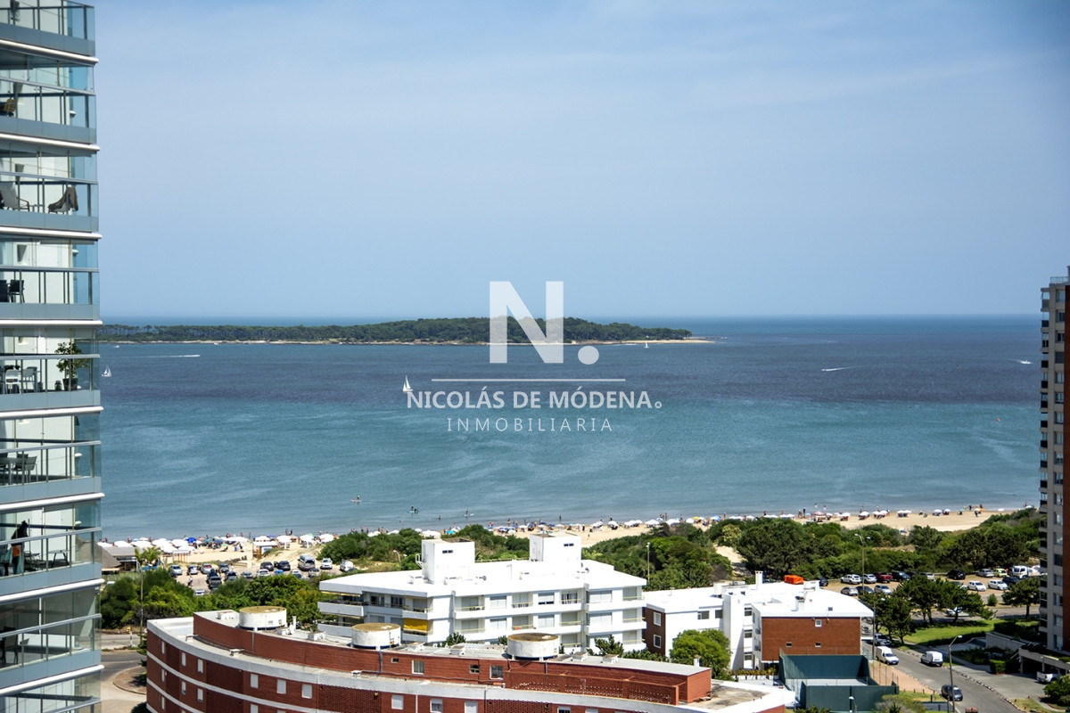 Apartamento en playa mansa, en alquiler, Miami boulevard punta del este.  - NDM24489A