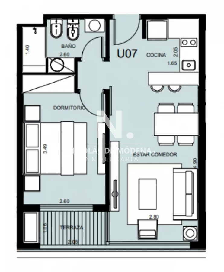 Departamento de 1 dormitorio en venta, proximo a ocupar, TORRE A ESTRENAR - NDM29882A