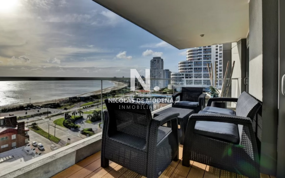 Moderno apartamento en excelente torre, con vista al mar. - NDM9247A