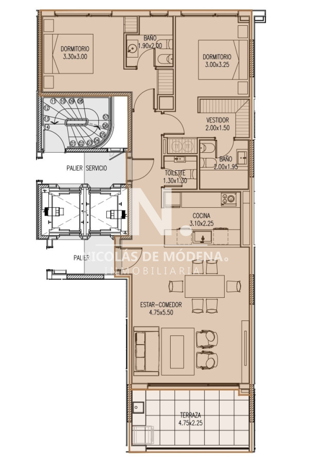 Apartamento en venta de 2 dormitorios en Mansa, Punta del Este - NDM30580A