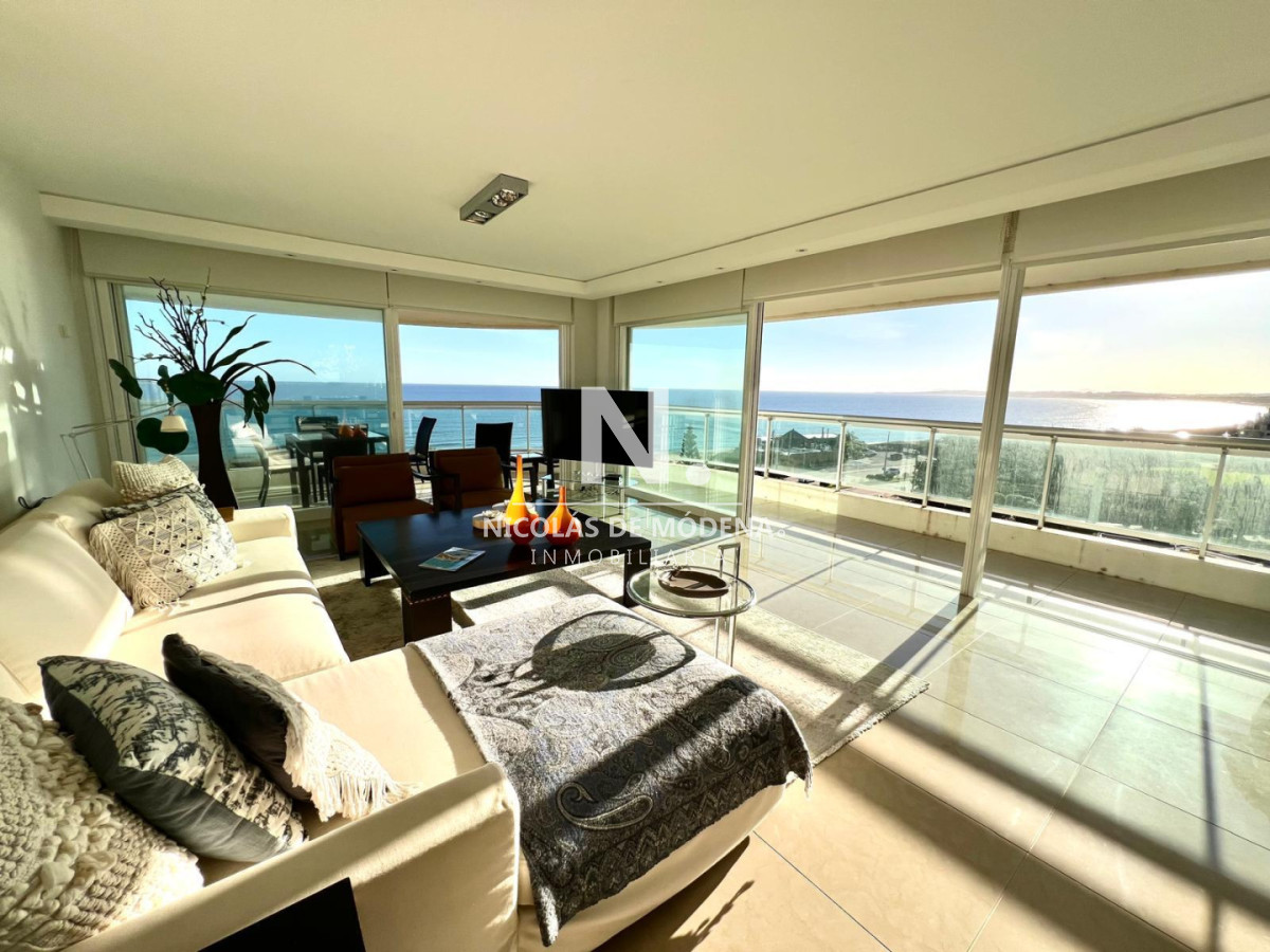 Amplio departamento de 4 dormitorios en suite frente al mar, Torre Aquarela - NDM29951A