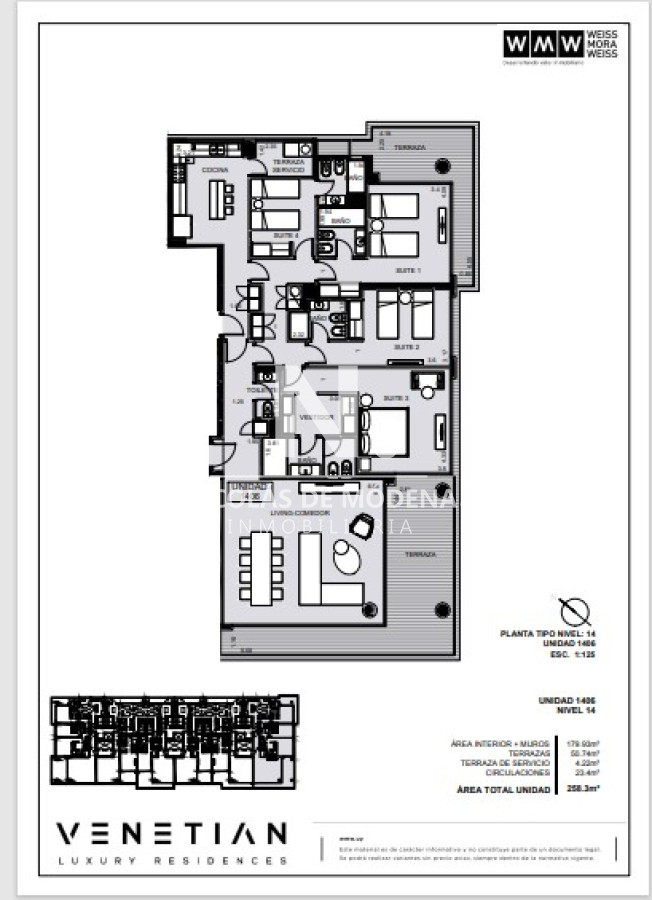 Apartamento en Punta del Este, Mansa - NDM8340A
