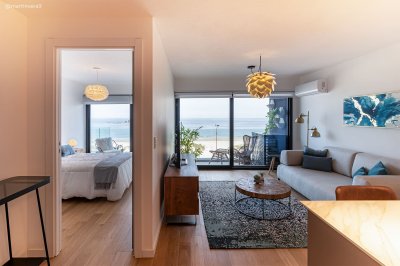 Apartamento en venta de 3 dormitorios al frente con vista al mar