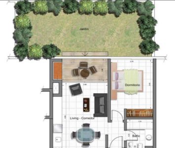 Vende apartamento en Brava, Punta del Este de 1 dormitorio.