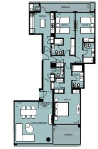 En venta exclusivo Apartamento Frente al Mar en Playa Mansa ? Punta del Este de 3 dormitorios en suite