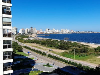 Apartamento en venta de 2 dormitorios frente al mar en Playa Mansa, Punta del Este