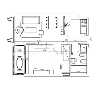 Apartamento en Venta en Barrio Sur de 1 dormitorio ideal inversores