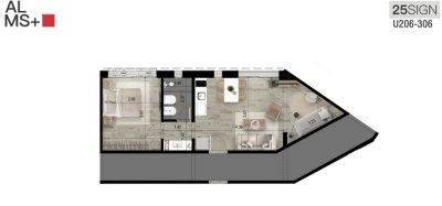 Oportunidad imperdible, vende apartamento de 1 dormitorio y medio en Mansa.