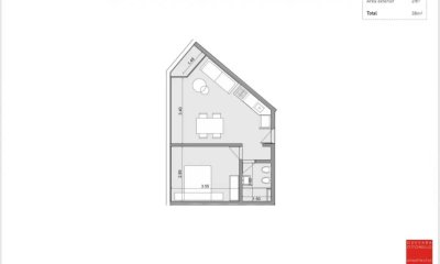 Impresionante departamento de 1 dormitorio, ideal para 2 personas