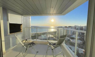 Encantador departamento con experiencia costera en edificio Miami Boulevard I
