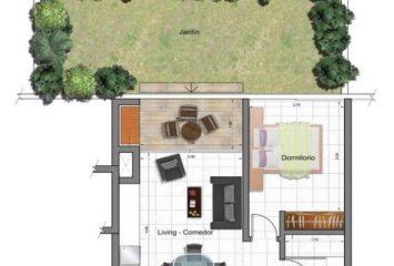 Vende apartamento en Brava, Punta del Este de 1 dormitorio.