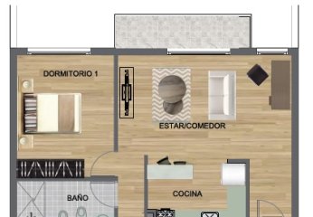 Apartamento en Venta de 1 dormitorio en zona Tres Cruces, ideal inversores