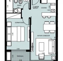 Esplendido departamento de 1 dormitorio en venta