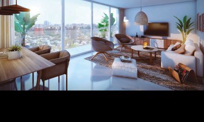 Venta Monoambiente en Pocitos con parrillero exlusivo