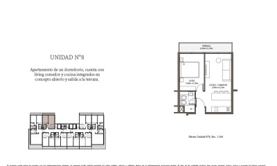 Depratamento de 1 dormitorio en Mansa, Punta del Este