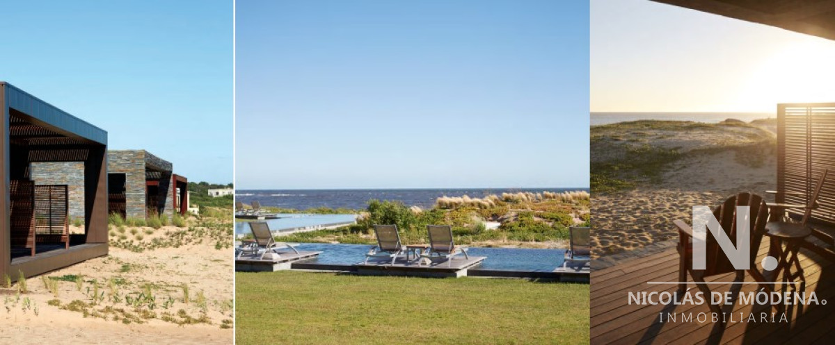 bungalow de 2 suites en alquiler, complejo con servicios, frente al mar. jose ignacio - ndm18292c