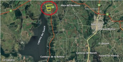 Campo apto para fraccionar en Laguna del Sauce 