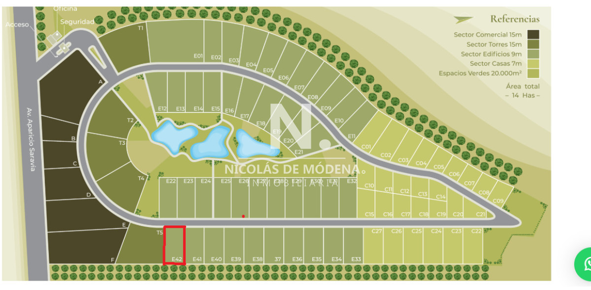 Lote en barrio cerrado en excelent eubicacion, proximo a colegios y centros comerciales - NDM13724T