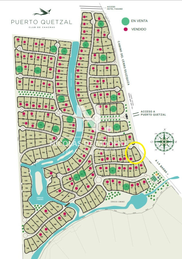 Lote de 4.000 m2 en venta en barrio cerrado. - NDM22938T