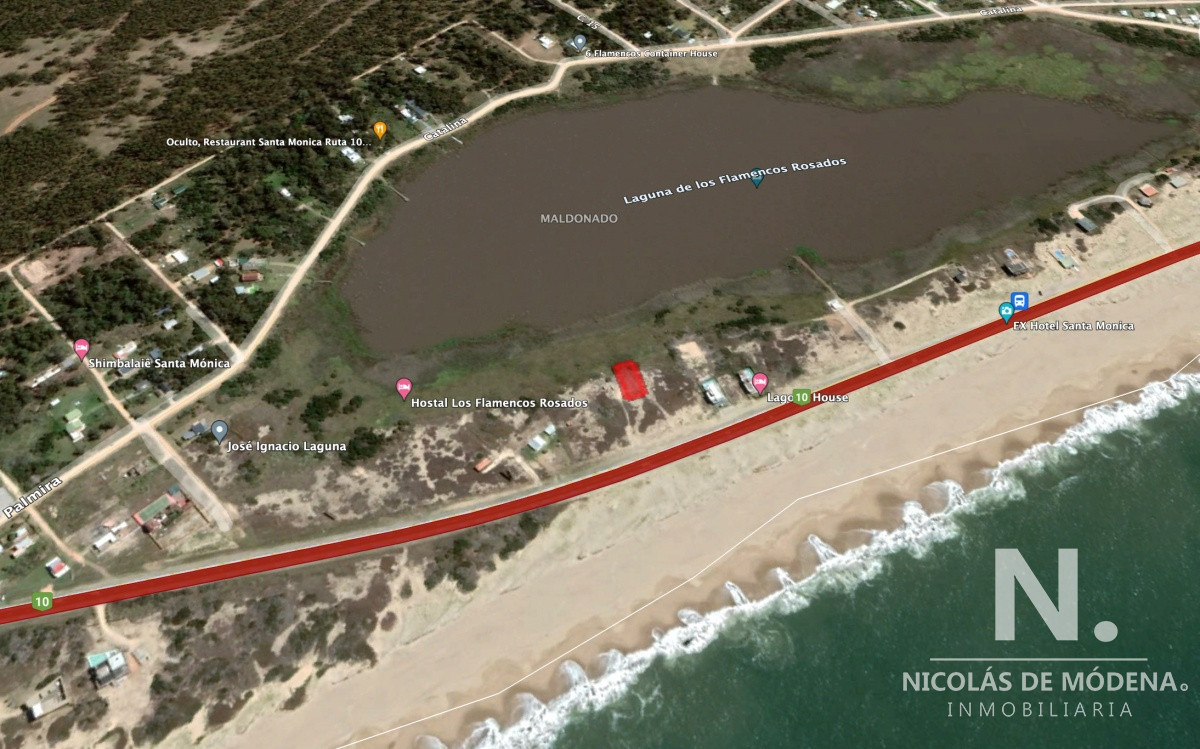 Oportunidad Terreno a la venta en Jose Ignacio. Santa Monica frente a Laguna de los Cisnes