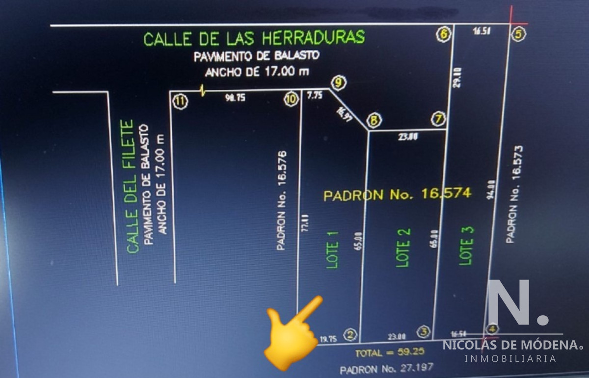 Terreno en Pinares 1400 mts 2 Punta del Este