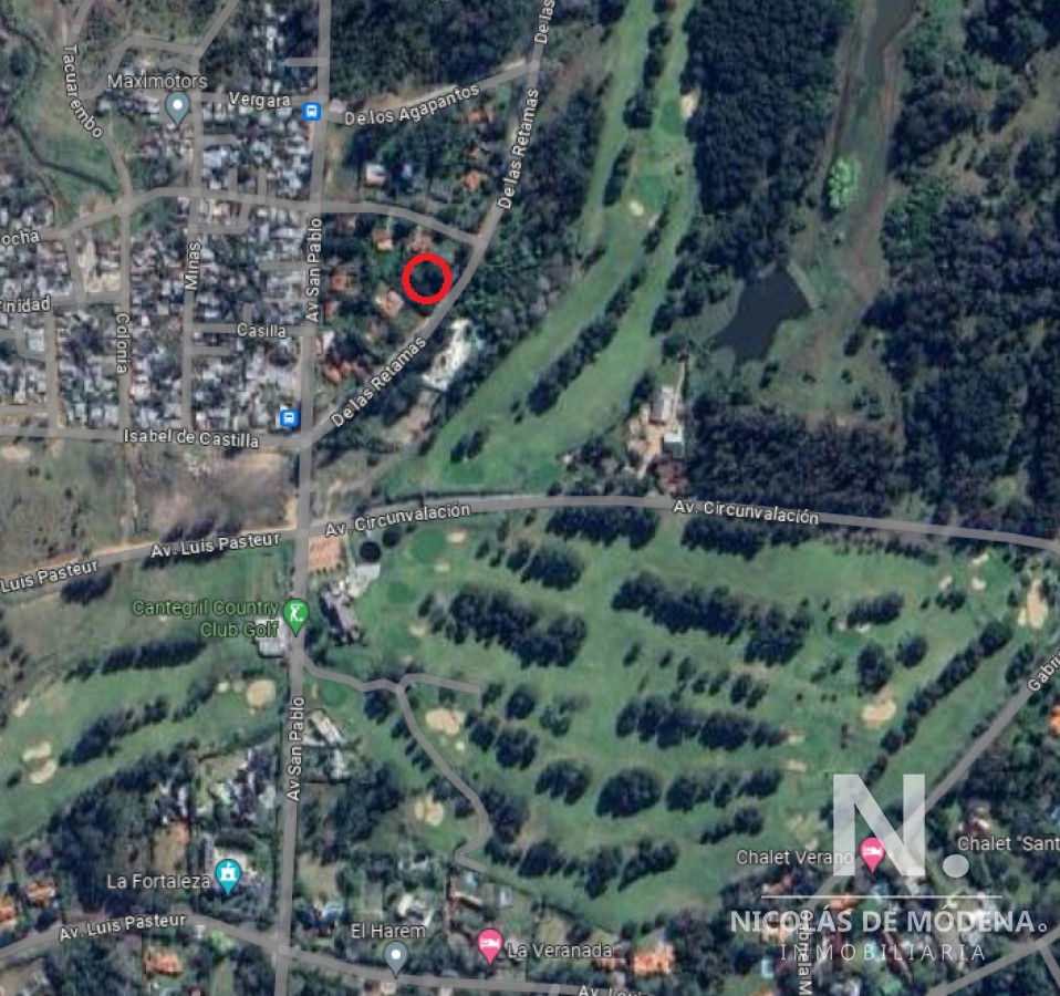 Lote de 1.525 m2 en venta en el Golf