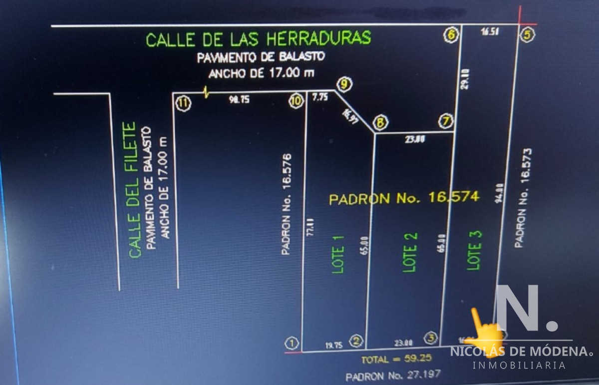 Terreno a la venta en Pinares Punta del Este 1700mts2